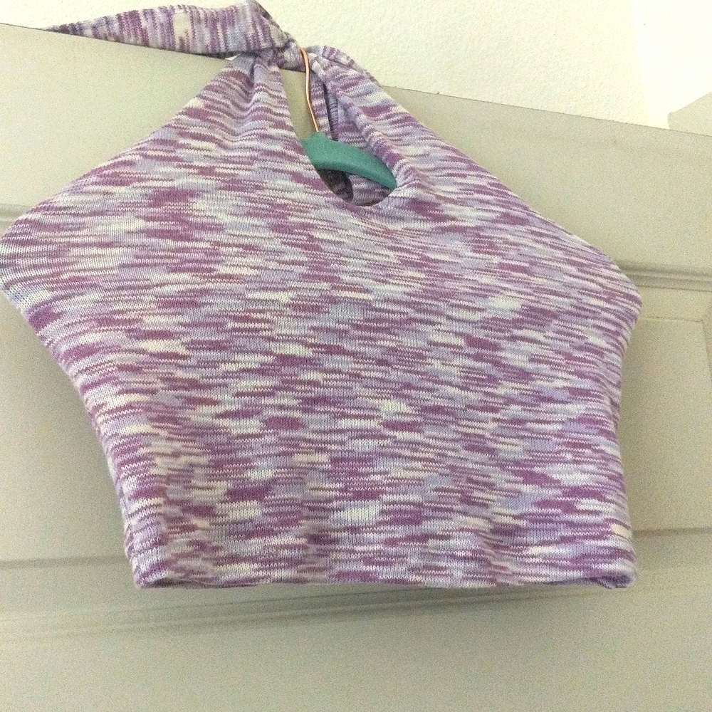 H&M Purple Halter Top, Large